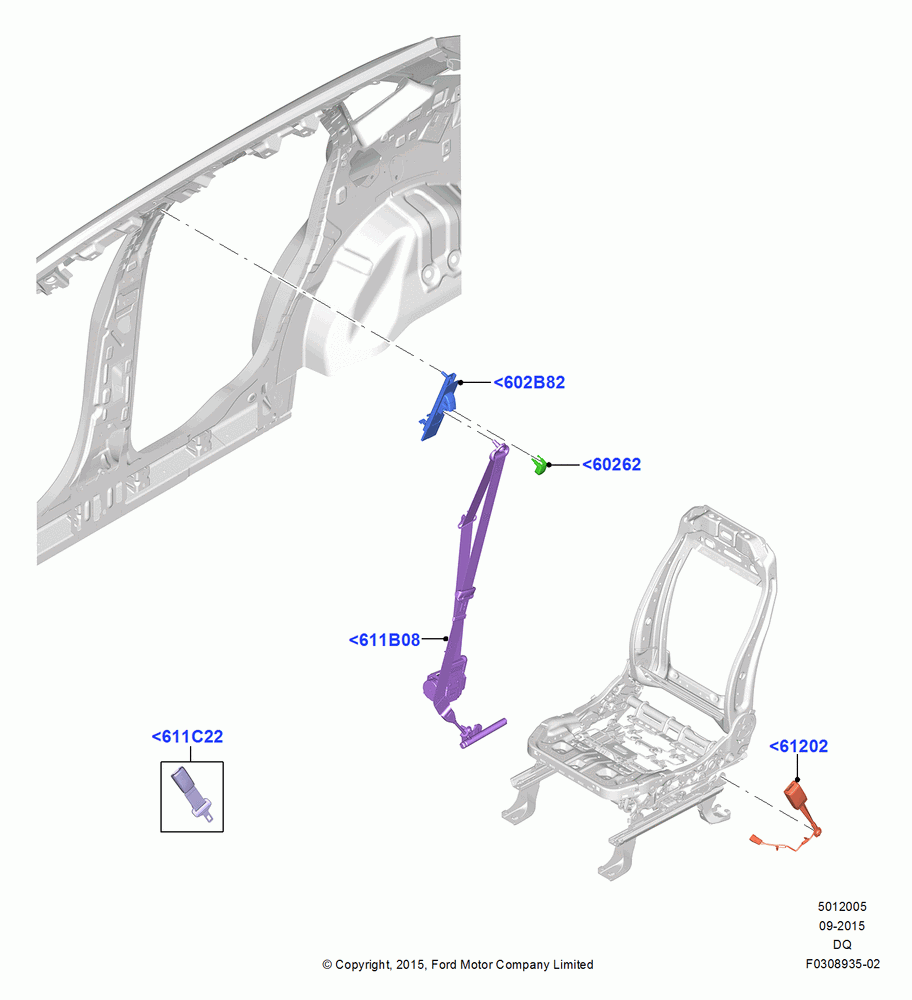 05 - Front Seat Belts; 19/JAN/2015