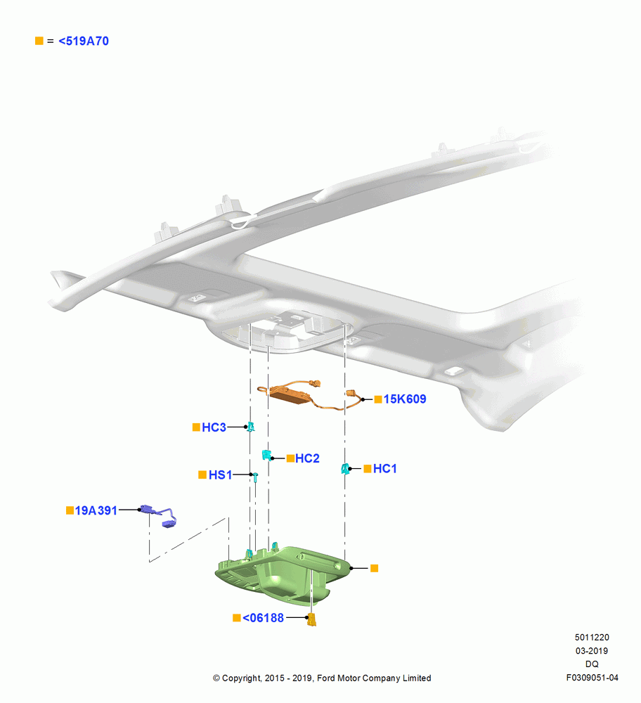 20A - Console - Overhead; 19/JAN/2015-06/SEP/2018