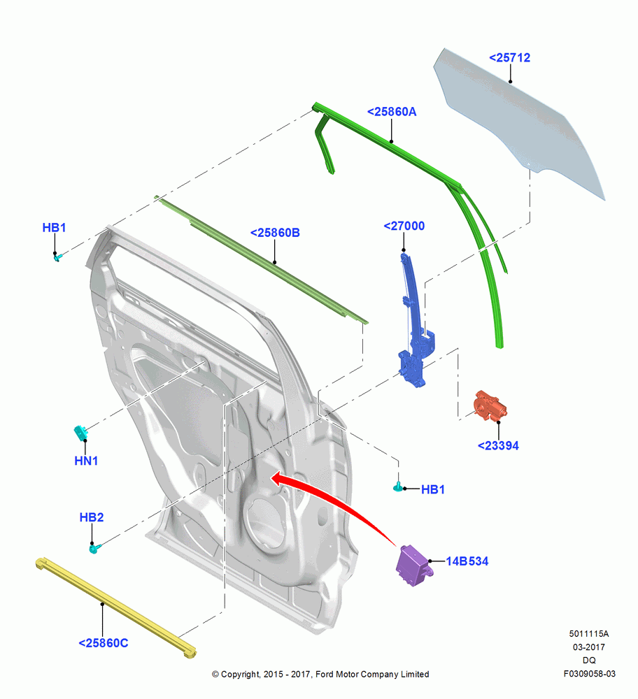 15A - Rear Door Glass and Window Controls; 19/JAN/2015