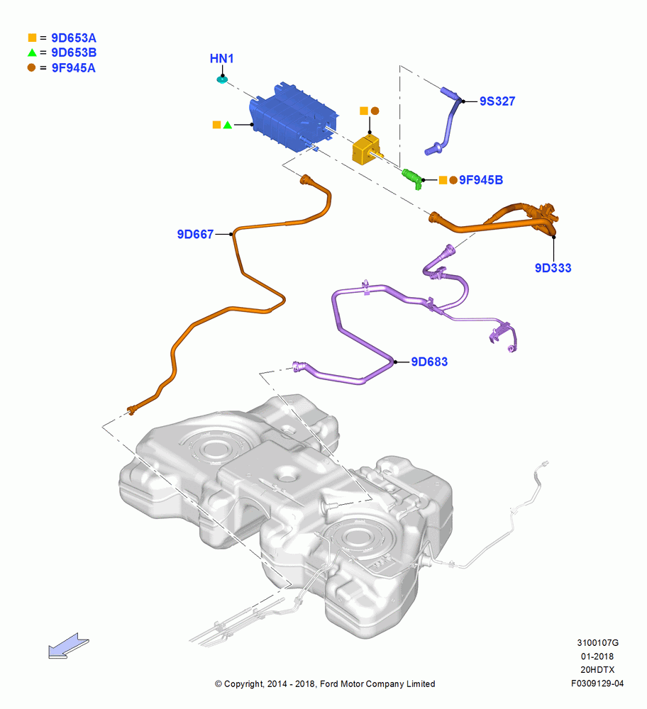 07G - Fuel Vapour System, 2.0L EcoBoost (240PS), Starter - Stop/Start System; 08/DEC/2014