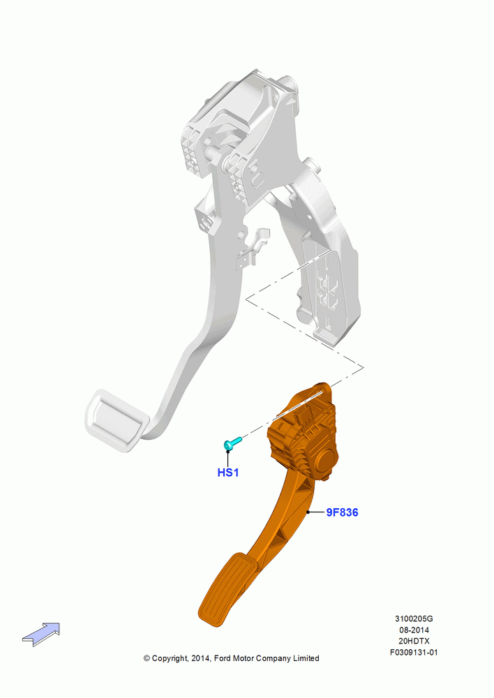 05G - Accelerator/Injection Pump Controls, 2.0L EcoBoost (240PS); 19/JAN/2015