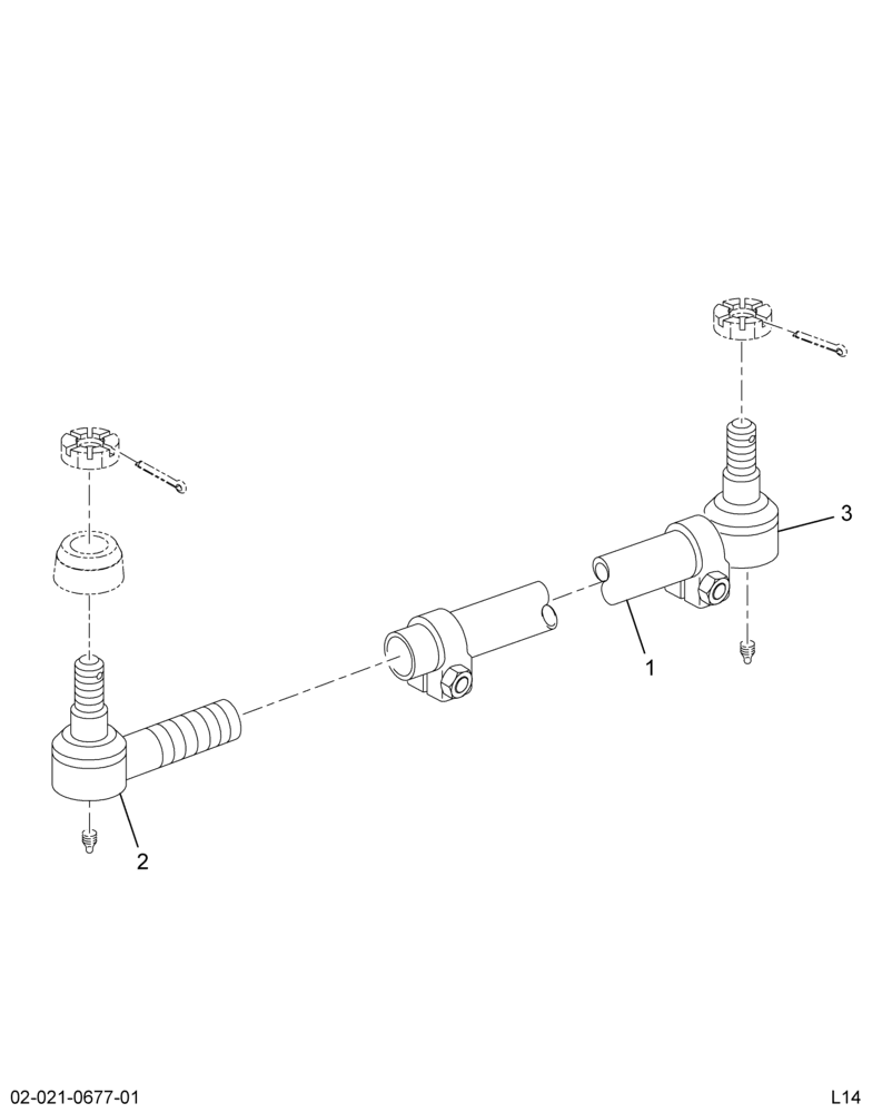 ....ROD FRT AXLE TIE W/ENDS (BC4Z-3304-A)