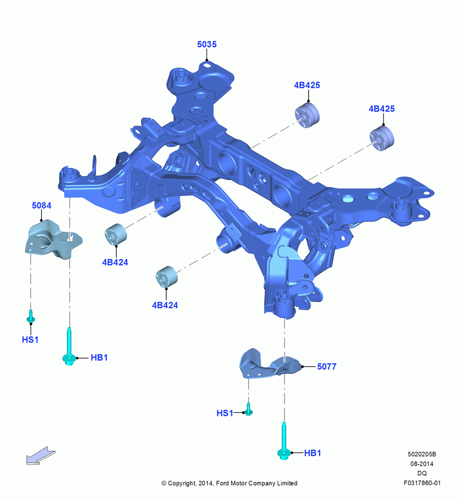 05B - Chassis Frame, 4WD; 19/JAN/2015