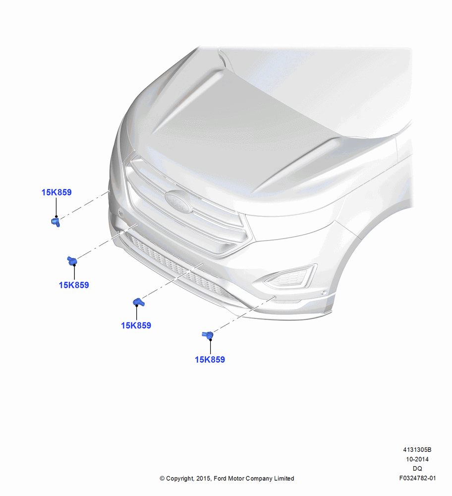 05B - Parking Distance Control, With Front Parking Aid; 19/JAN/2015