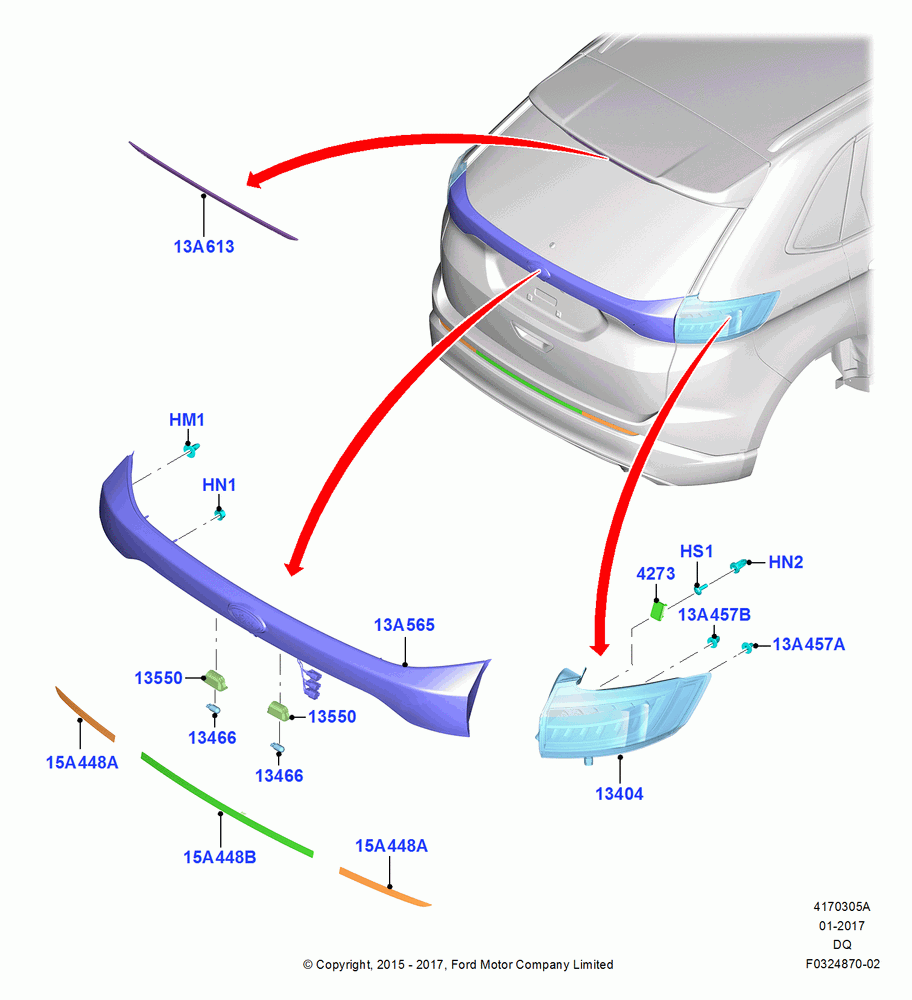 05A - Rear Lamps, North American Markets; 19/JAN/2015-06/SEP/2018