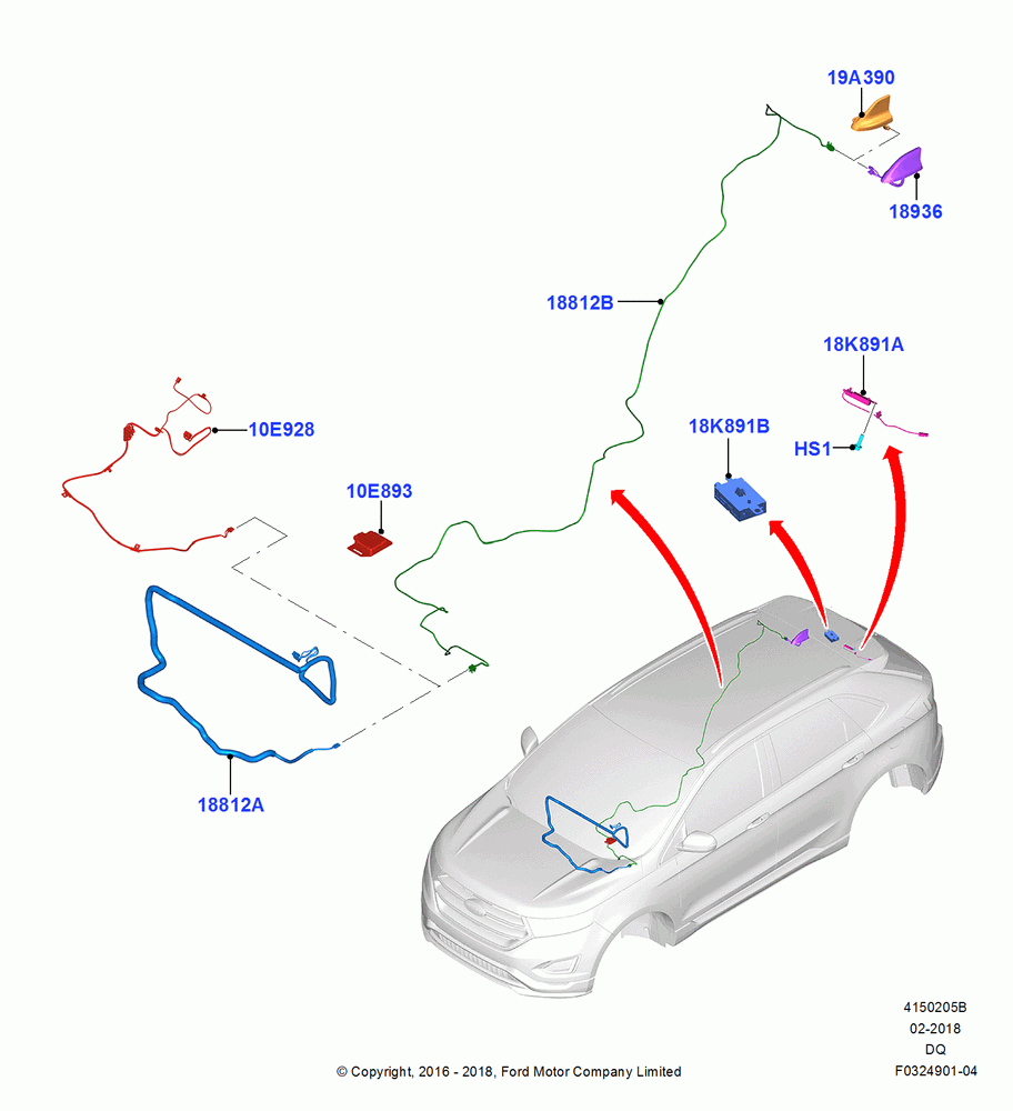 05B - Antenna, Satellite Antenna (SDARS), AM/FM/DAB Antenna; 19/JAN/2015