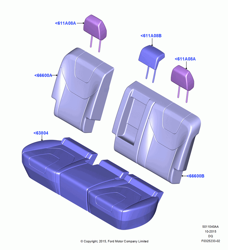 40AA - Rear Seat Covers; 19/JAN/2015