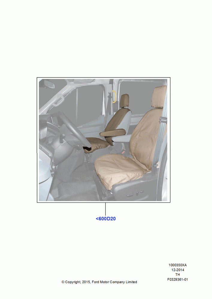 50XA - Accessory Front & Rear Seat Covers, Accessory; 21/APR/2014