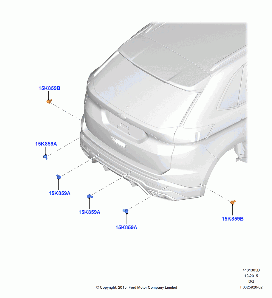 05D - Parking Distance Control, With Rear Parking Aid; 19/JAN/2015