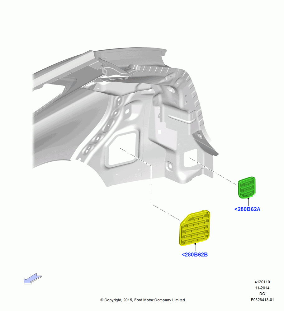 10 - AIR VENTS, DUCTS & LOUVRES - REAR; 19/JAN/2015