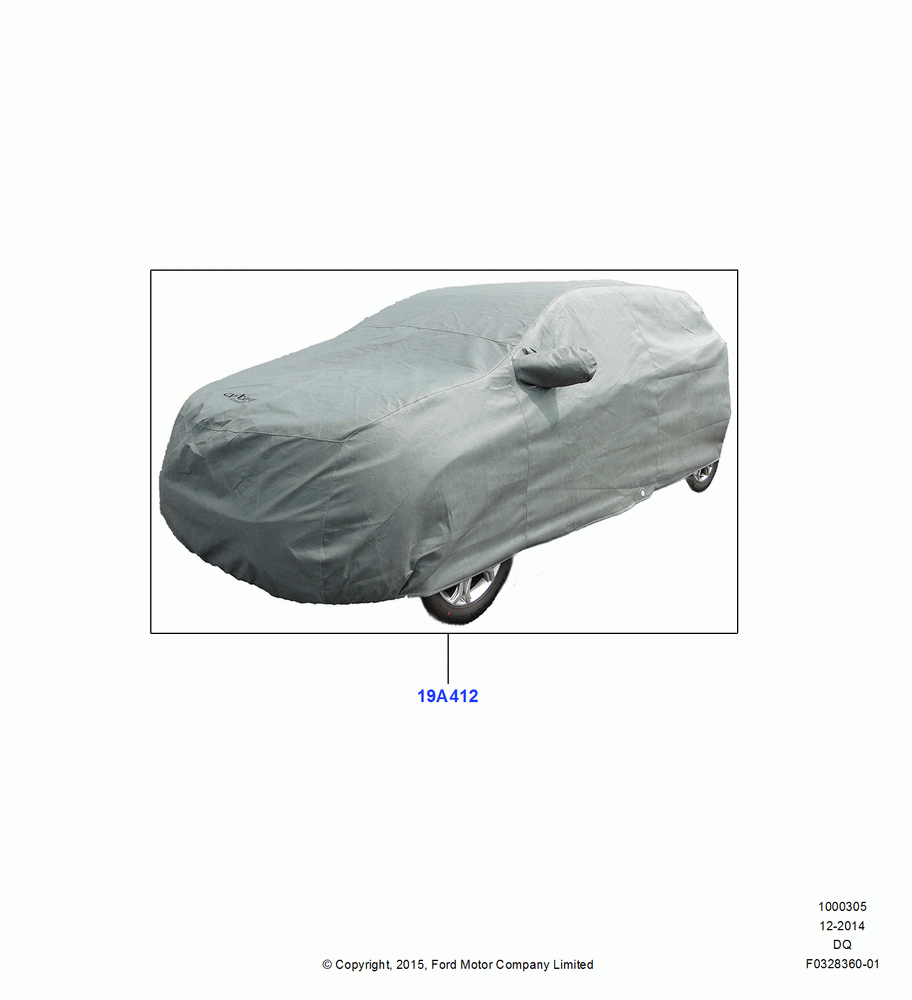 05XA - Appearance And Maintenance Aids, Vehicle Cover; 19/JAN/2015