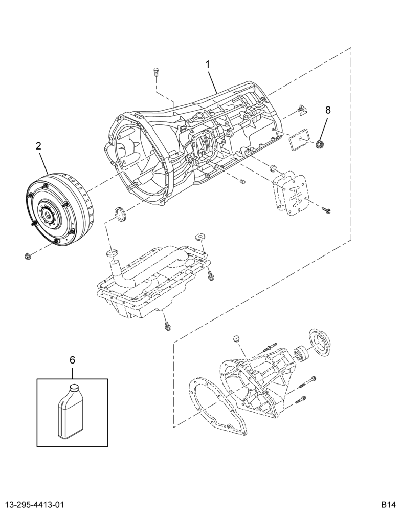 ..TRANS AUTO 5R110W W/PTO (9E7Z-7000-ARM)