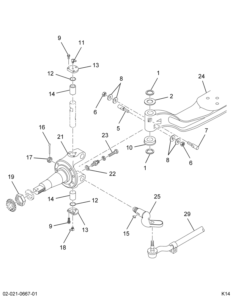 ..AXLE ASM, FRT (Eng. 4C4O-3010-HA)