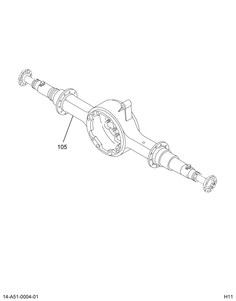 AXLE HSG; INTMD RR