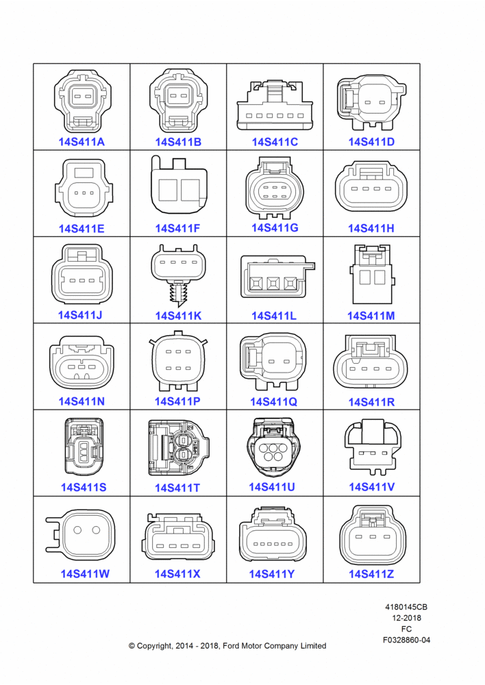 45CB - Pigtail Wiring Kits, Page B, Sensors; 20/OCT/2014