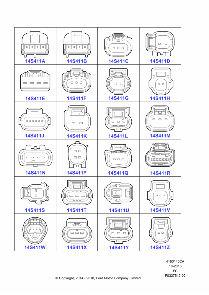45CA - Pigtail Wiring Kits, Page A, Sensors; 20/OCT/2014