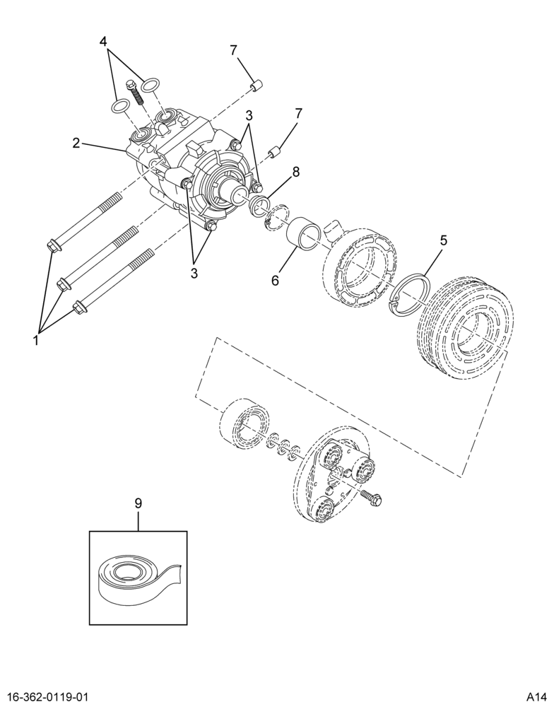 ....KIT A/C COMPRESSOR (4L3Z-19703-AB)