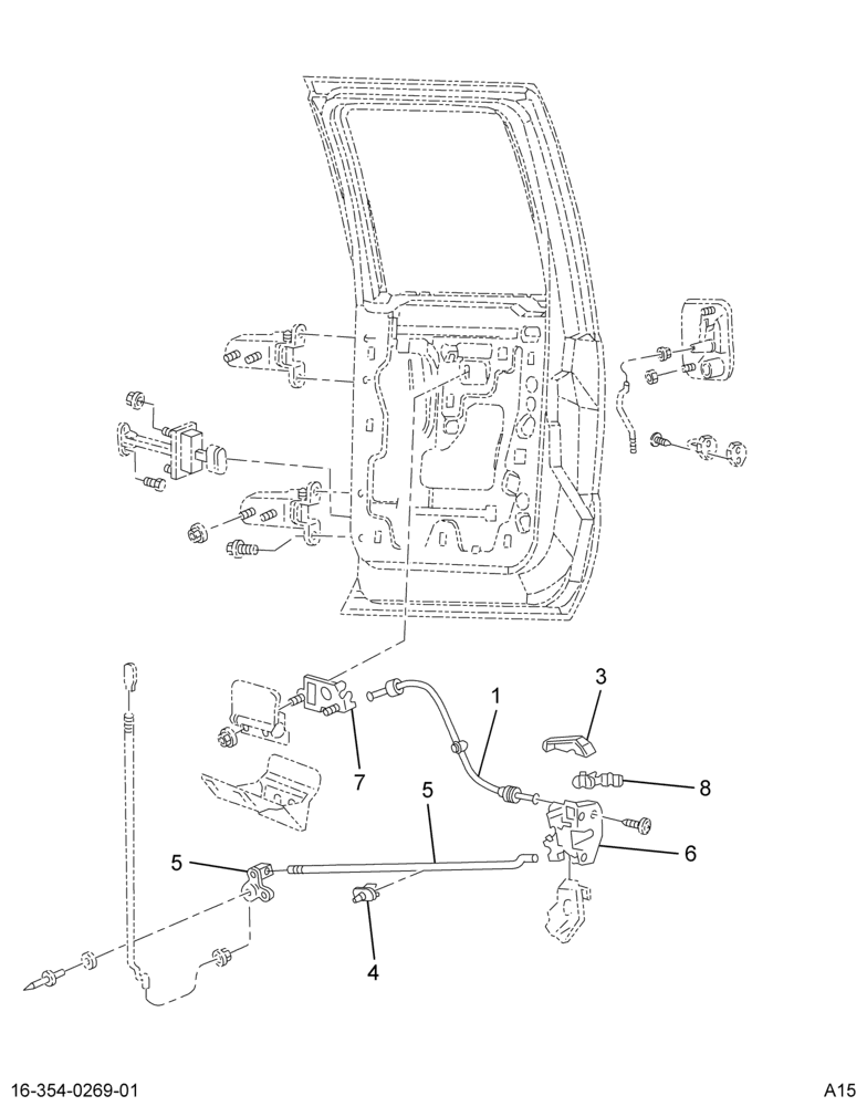 ..CONTROL REMOTE DOOR LOCK LATCH (XC3Z-26264A01-AA)