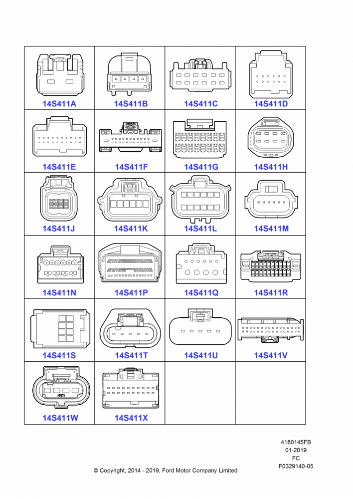 45FB - Pigtail Wiring Kits, Page B, Modules And Controllers; 20/OCT/2014