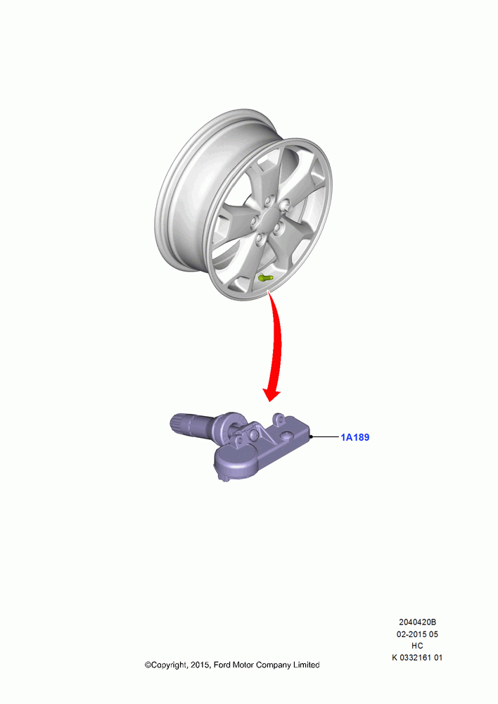 20B - Tire Pressure Monitor System, (+)"CDN/PR/USA"; 30/SEP/2013