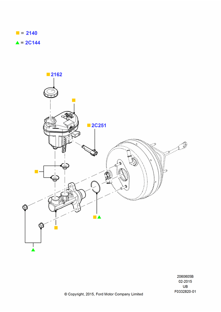 05B - Master Cylinder - Brake System; 06/FEB/2012-03/MAR/2019