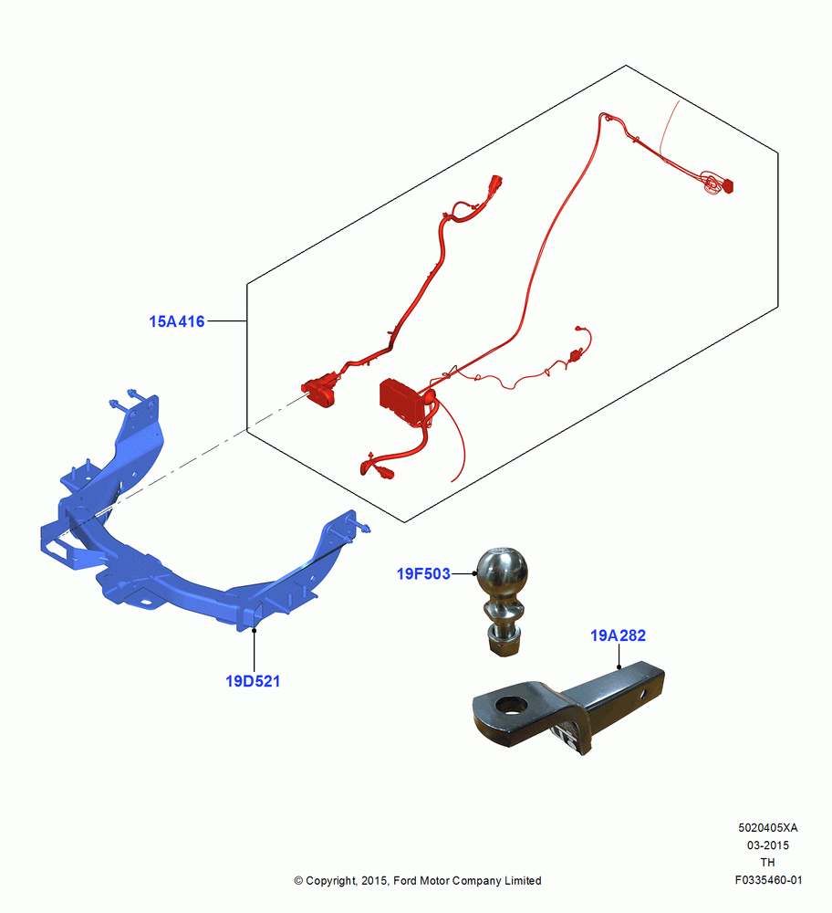 05XA - Tow Bar, Accessory; 21/APR/2014