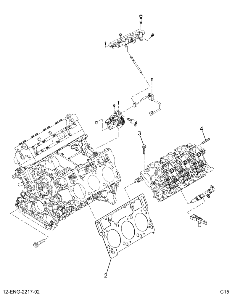 ......KIT HEAD GASKET & BOLT (6E7Z-6051-B)