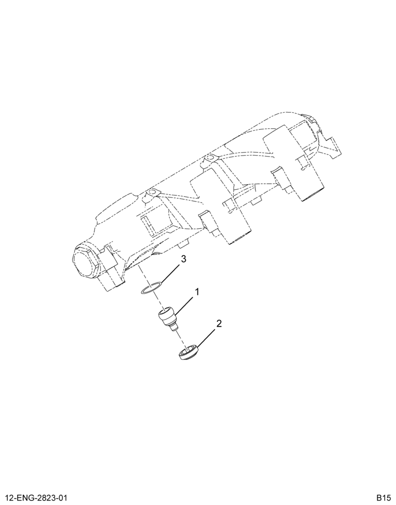 ........TUBE ASM OIL RAIL (4C4Z-7A228-DA)