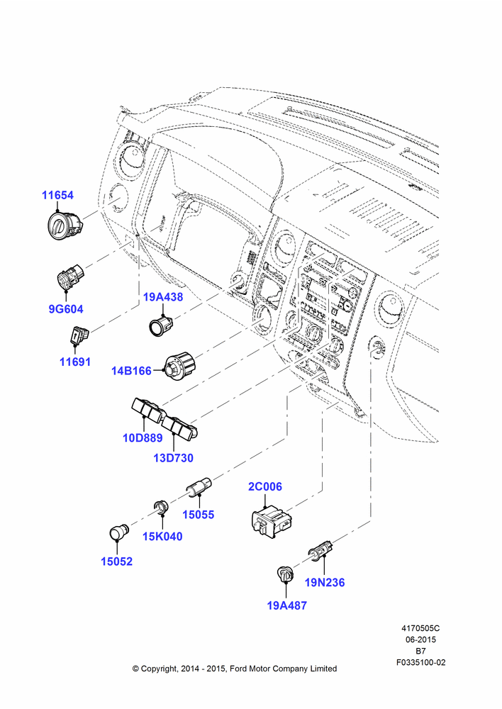 05C - Instrument Panel Related Parts; 11/AUG/2014-30/JUN/2017