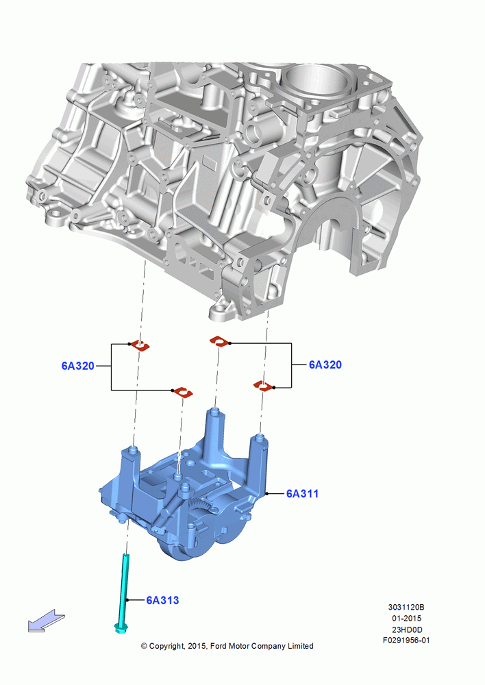 20B - Balance Shafts and Drive, 2.3L EcoBoost; 04/MAY/2015-03/MAR/2019