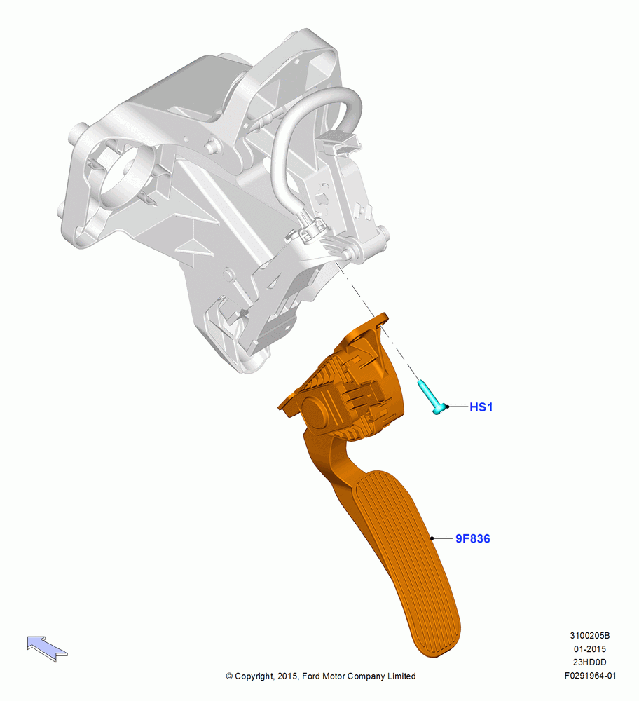 05B - Accelerator/Injection Pump Controls, 2.3L EcoBoost; 04/MAY/2015-03/MAR/2019