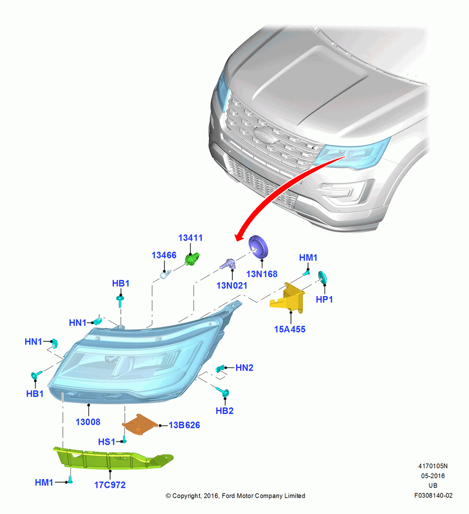 Headlamps and Front Flasher Lamps