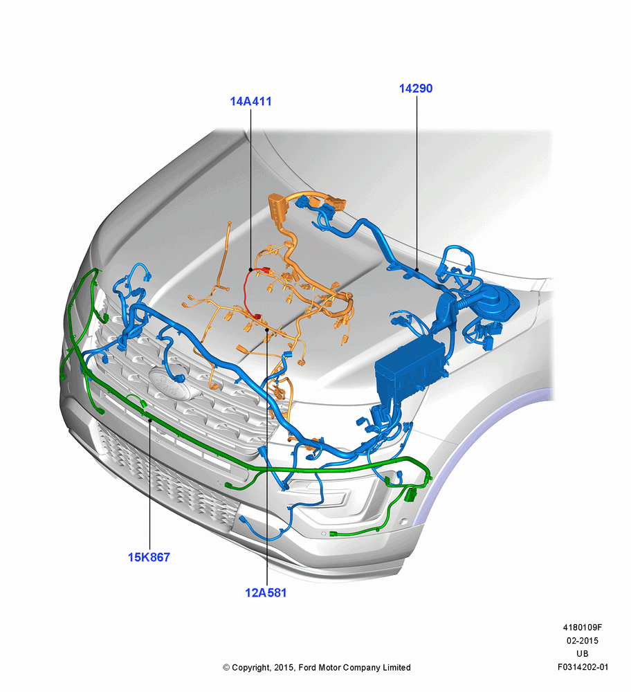 09F - Wiring - Engine And Transmission, 3.5L Cyclone V6 Petrol TIVCT; 04/MAY/2015-03/MAR/2019