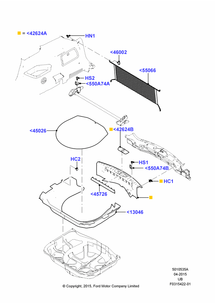 35C - Load Compartment Trim, Less Police Version; 04/MAY/2015-03/MAR/2019