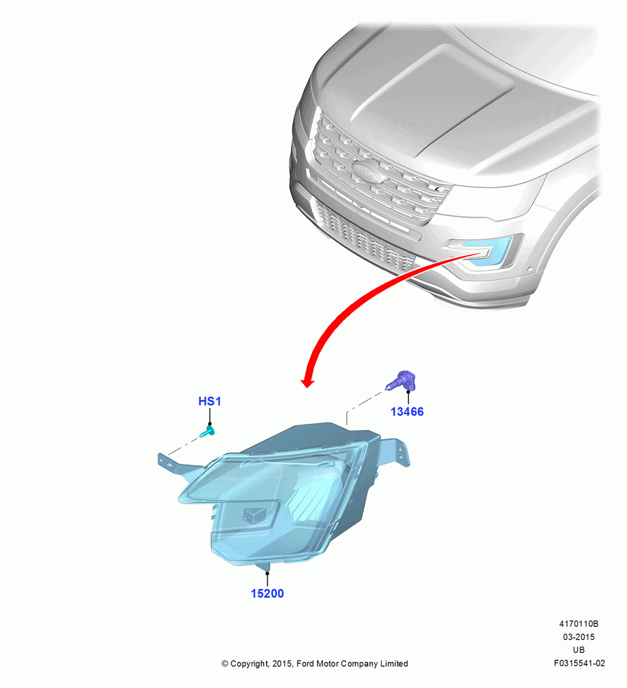Front Fog Lamps, With Front Fog Lamps, With SVE Front Fog Lamps/Aux I/P