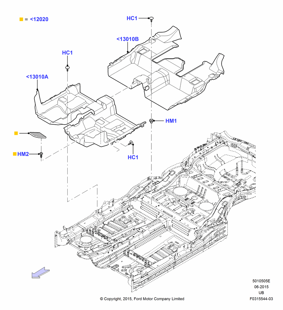 05E - Floor Trim, Rubber Floor Covering; 04/MAY/2015-03/MAR/2019