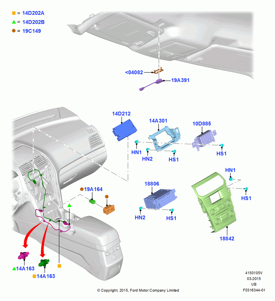05V - Audio Equipment - Original Fit, Human Machine Interface 5; 04/MAY/2015-03/MAR/2019