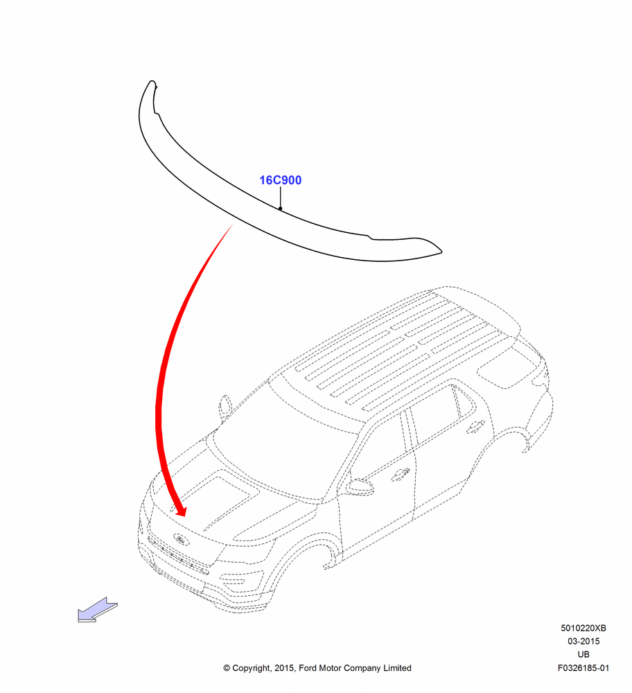 20XB - Hood and Related Parts, Accessory, Accessory Bug Shield; 04/MAY/2015-03/MAR/2019