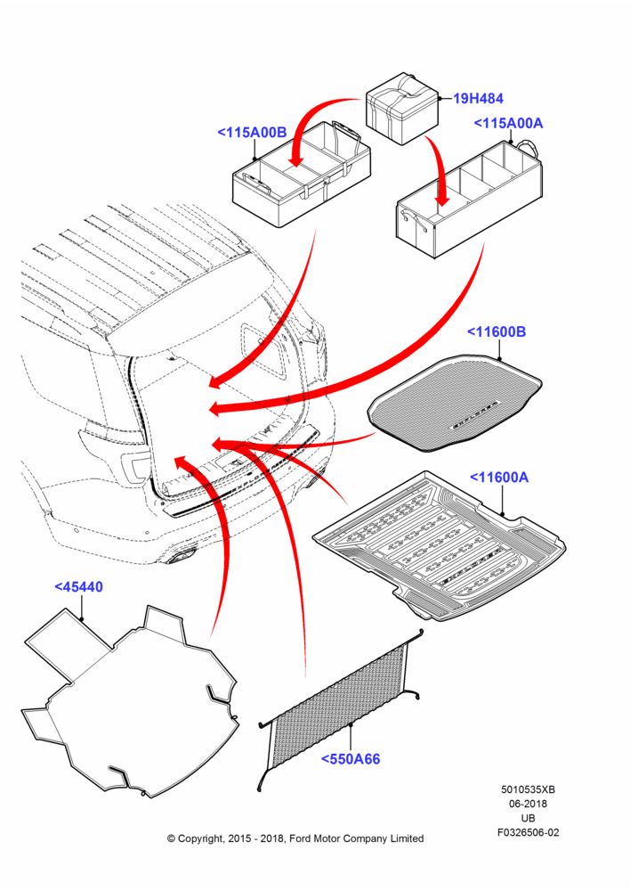 35XB - Load Compartment Trim, Accessory; 04/MAY/2015-03/MAR/2019