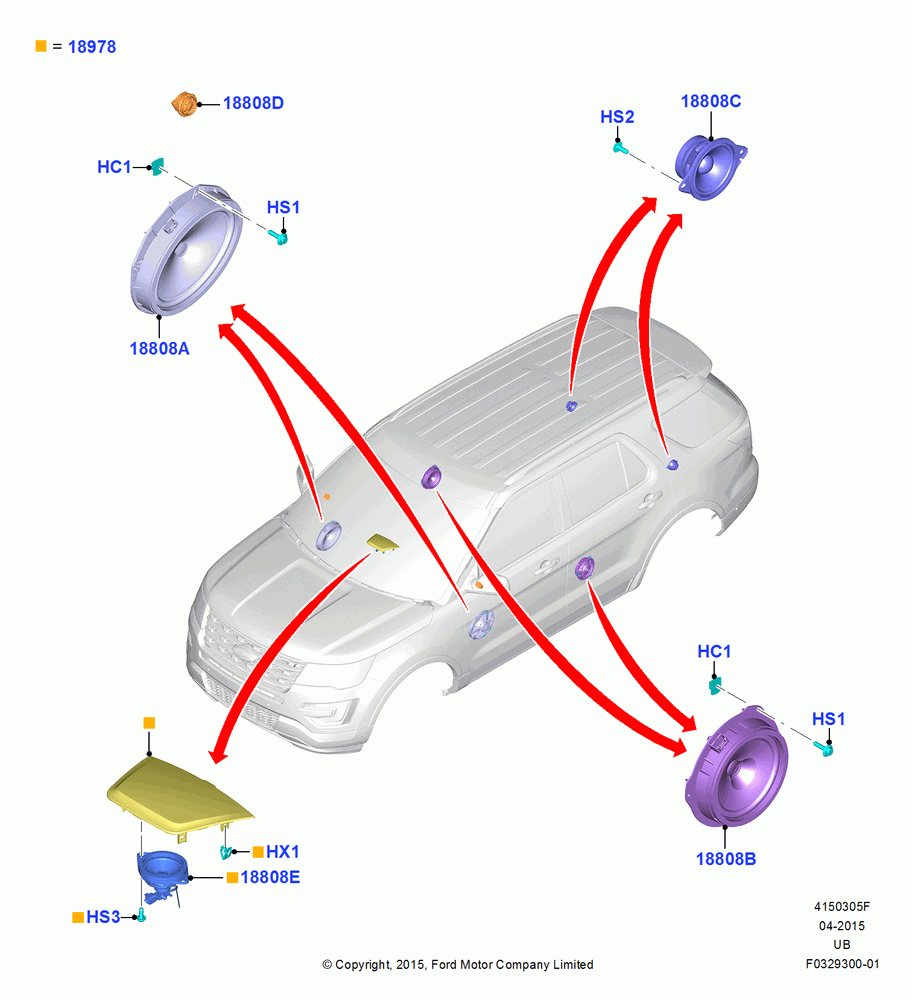 05F - Speakers, With 9 Radio Speakers; 04/MAY/2015-03/MAR/2019
