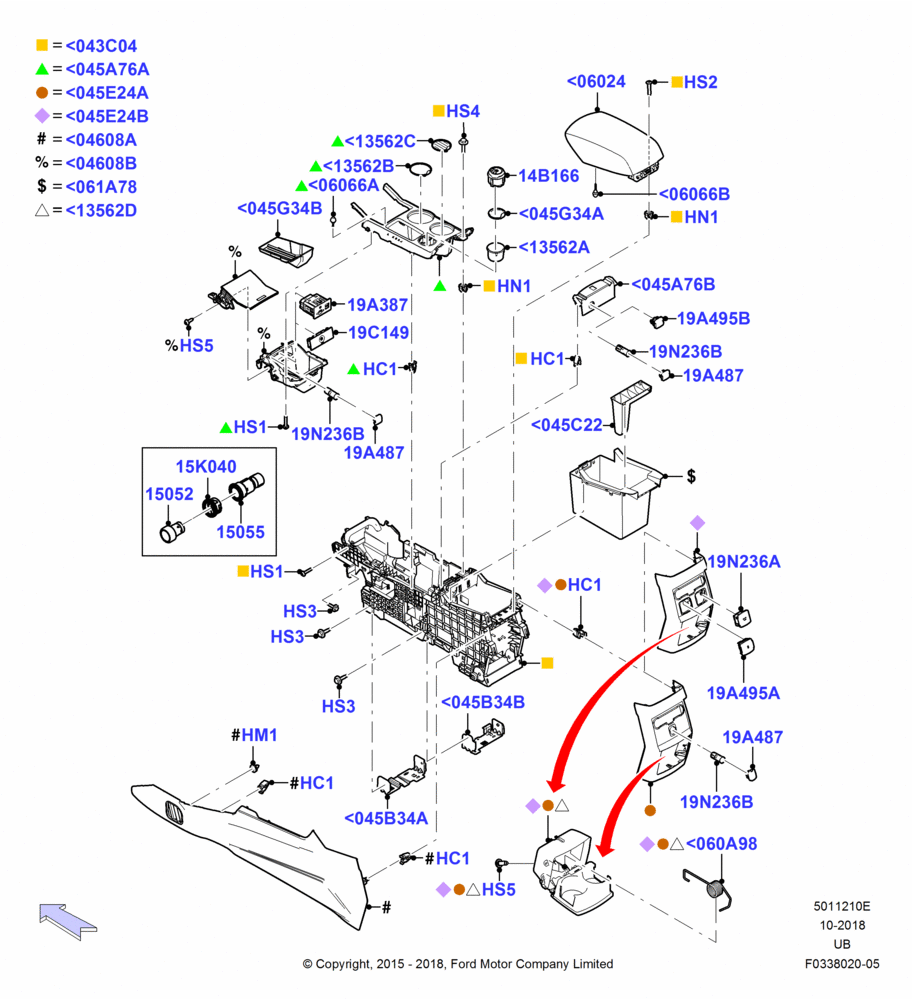10E - Console - Floor, Less Police Version; 04/MAY/2015-03/MAR/2019