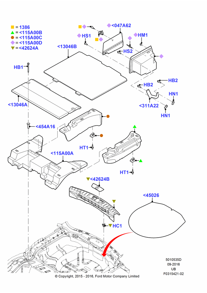 35D - Load Compartment Trim, Police Version; 04/MAY/2015-03/MAR/2019