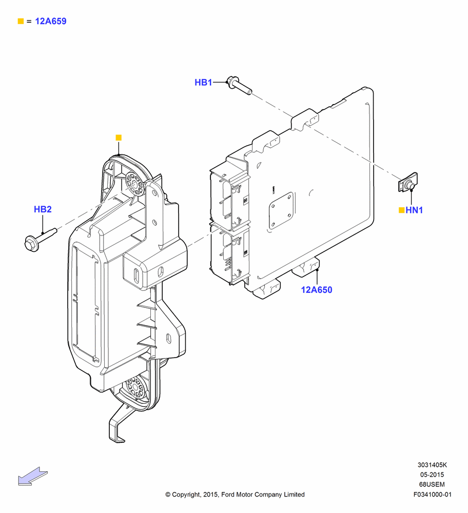 05K - Engine Modules and Sensors, 6.8L Gas EFI V10; 01/JUN/2015