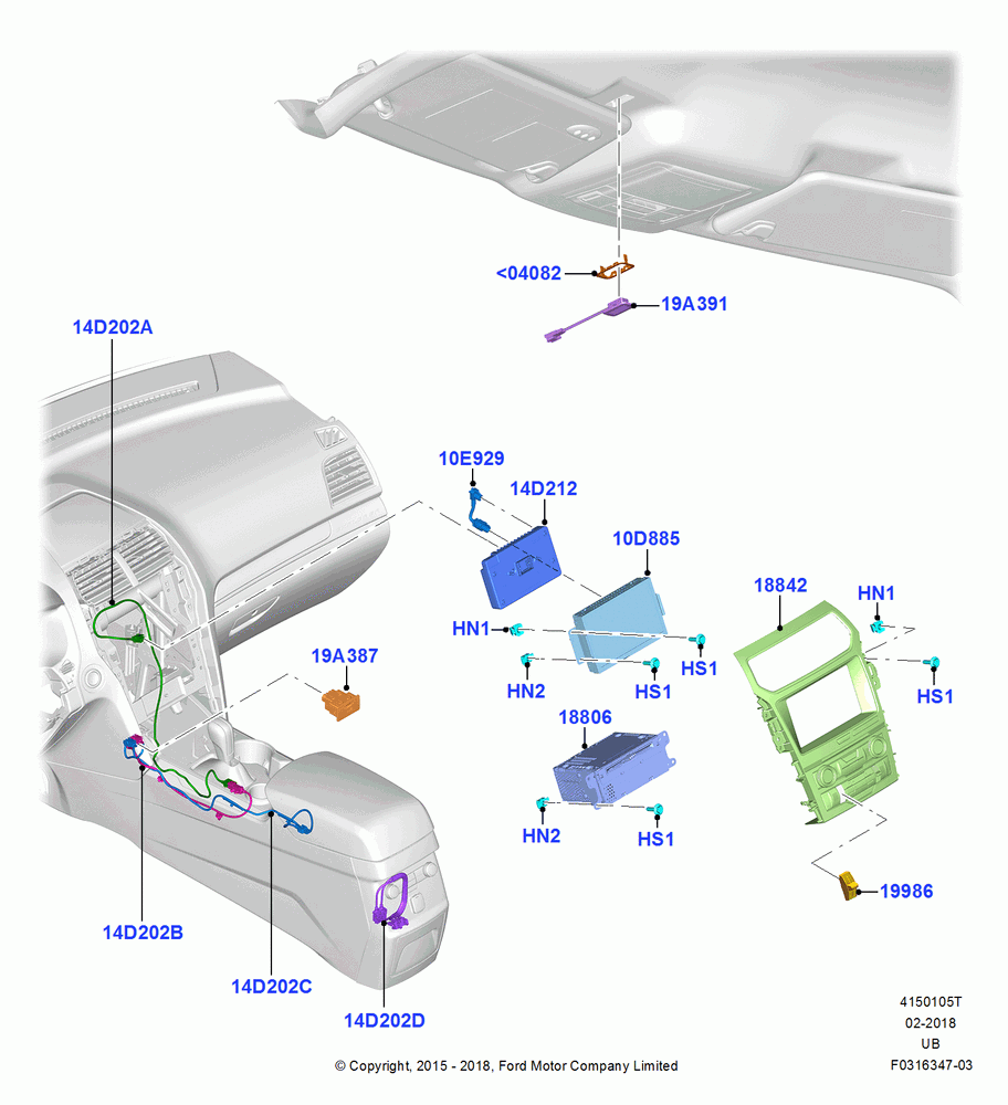 05T - Audio Equipment - Original Fit, Human Machine Interface 3; 04/MAY/2015-03/MAR/2019
