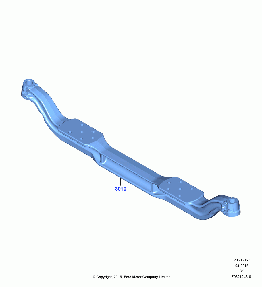 05D - Front Axle Case, 14,000 LB. FRONT AXLE; 13/JUL/2015