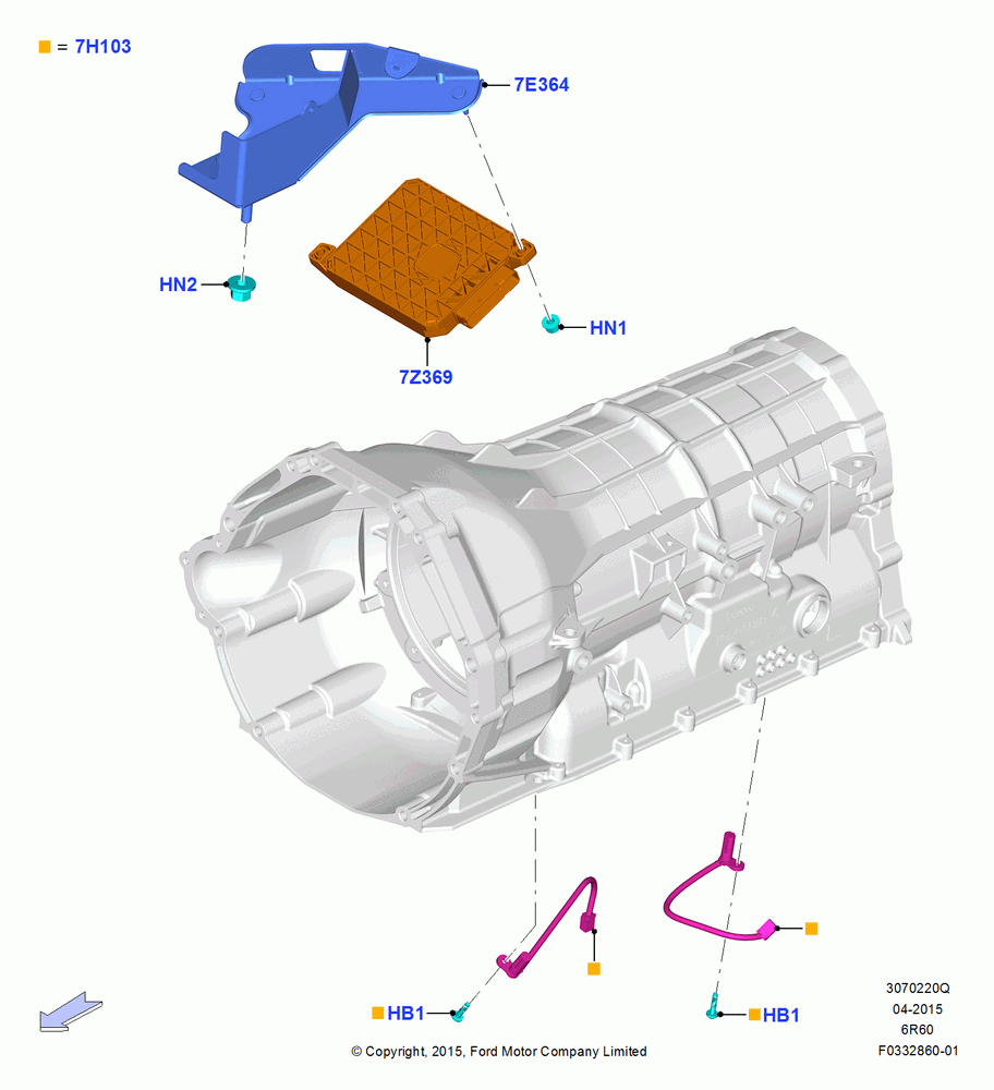 Transmission Modules and Sensors, 6 Speed Auto Transmission (6R140), 6 Speed Auto Trans (6R140)