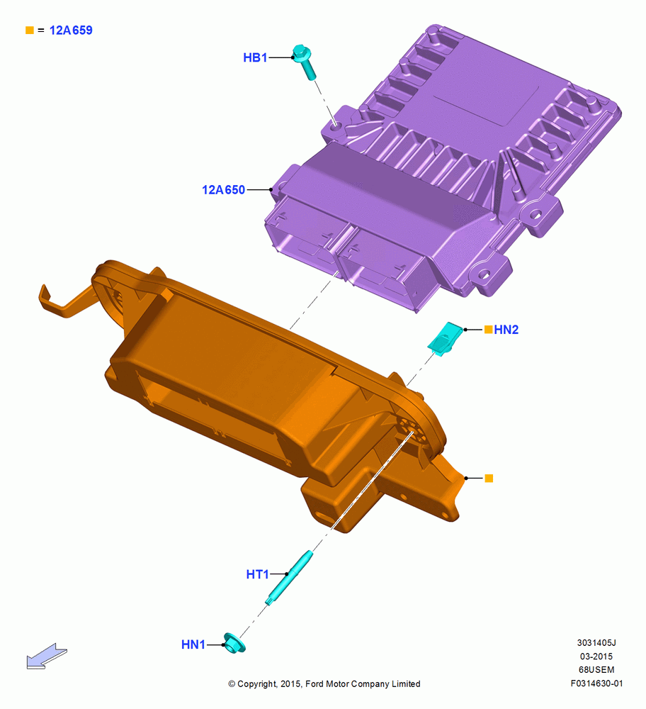 05J - Engine Modules and Sensors, 6.8L Gas EFI V10; 13/JUL/2015