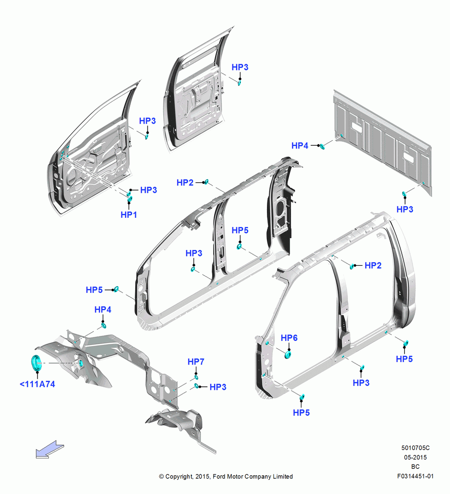 05C - Plugs - Body, Crew Cab; 13/JUL/2015