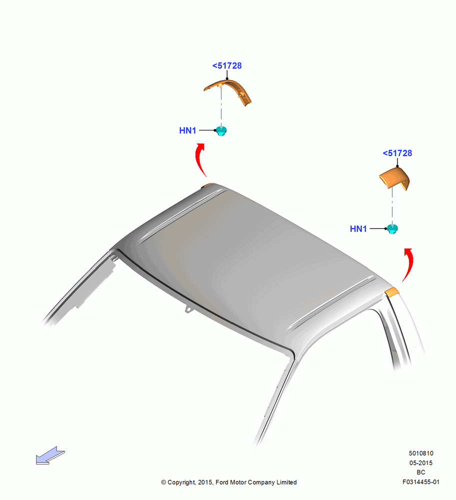 10A - Body Mouldings; 13/JUL/2015
