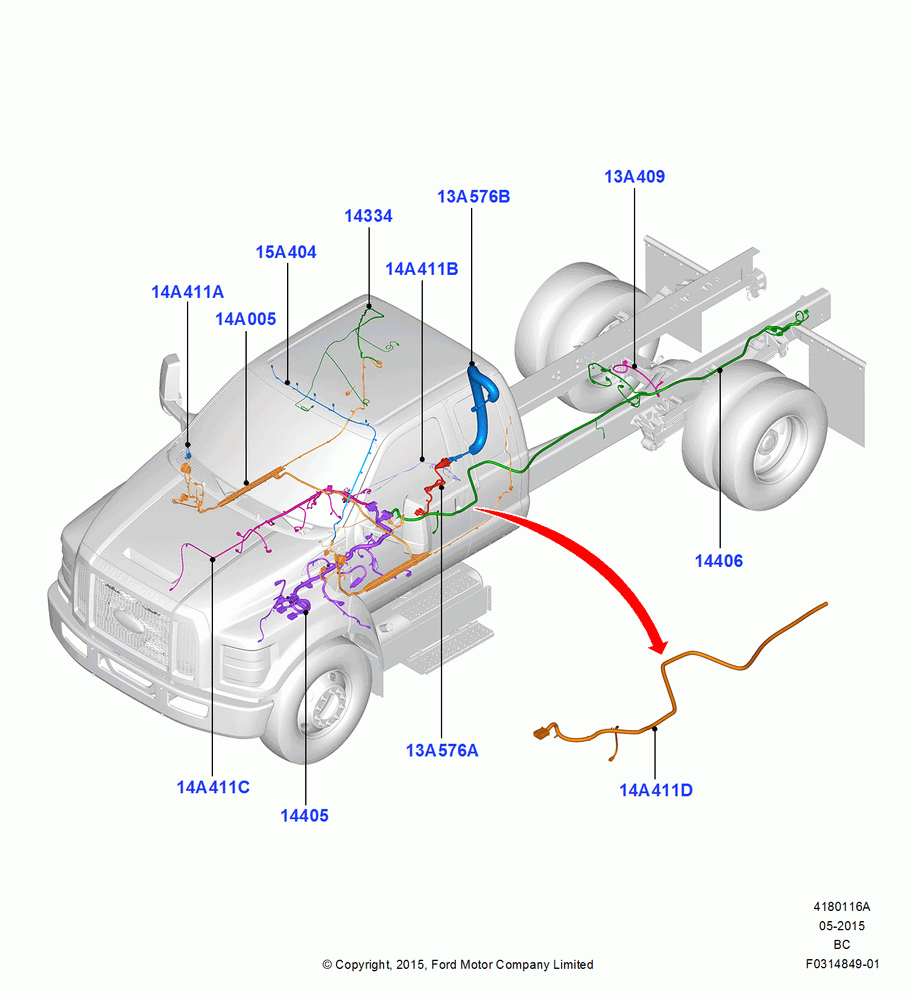 16A - Wiring - Body And Roof Console, With 4 Wheel Disc-Brake; 13/JUL/2015